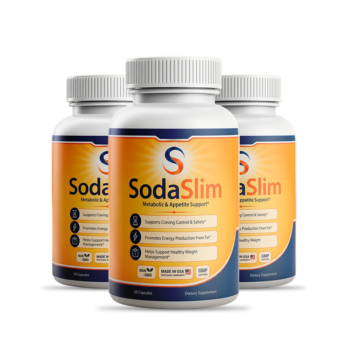 3 bottles SodaSlim